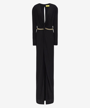 Dundas 'Garbo' Chain-Embellished Gown - Current Season