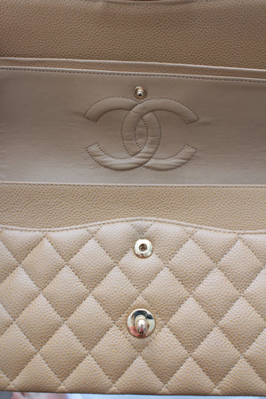 Chanel Timeless Caviar Leather Flap Bag