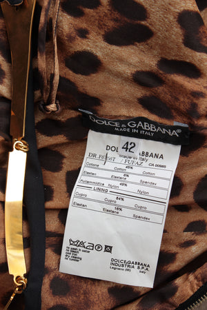 Dolce & Gabbana Chainmail-Trim Stretch-Cotton Dress