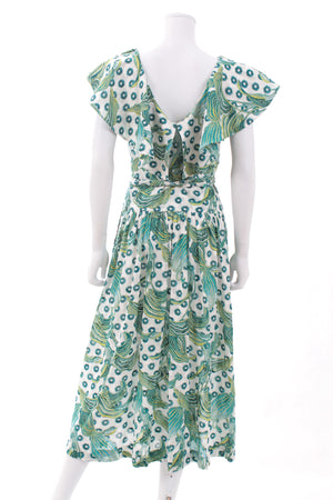 Temperley London 'Florrie' Cotton Printed Wrap Dress - Runway Collection