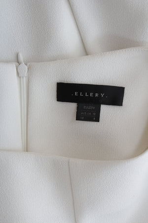 Ellery Flared-Sleeve Crepe Dress