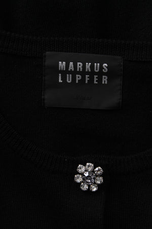 Markus Lupfer Embellished Merino Wool Cardigan