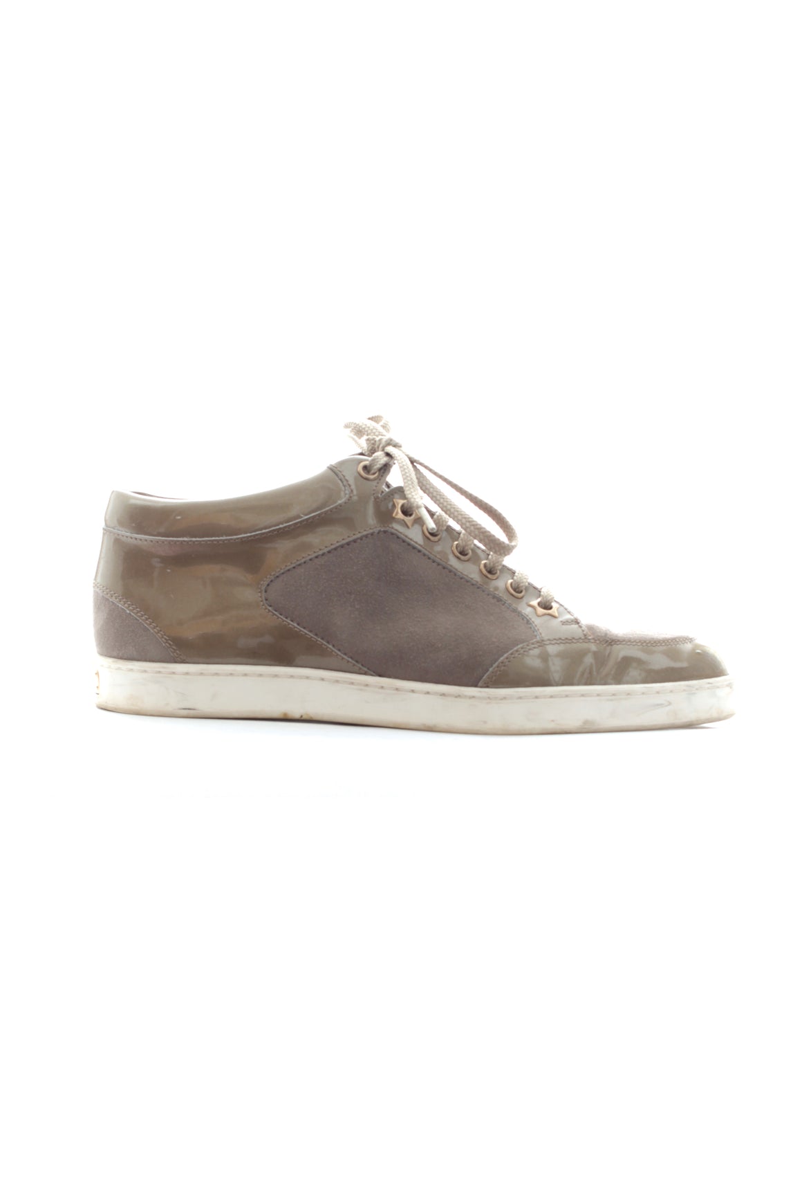 Jimmy Choo 'Miami' Suede and Patent Leather Sneakers