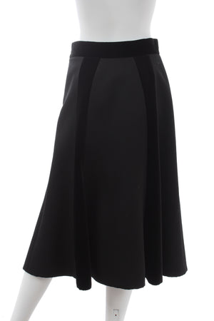 Alexander Wang Velvet-Panelled Midi Skirt