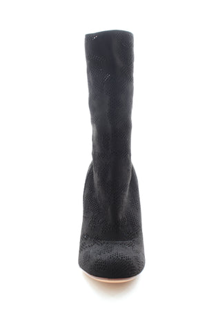 Francesco Russo Pointelle-Knit Cotton Sock Boots