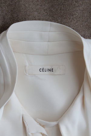 Celine Two-Tone Silk and Wool-Blend Dress - Runway Collection