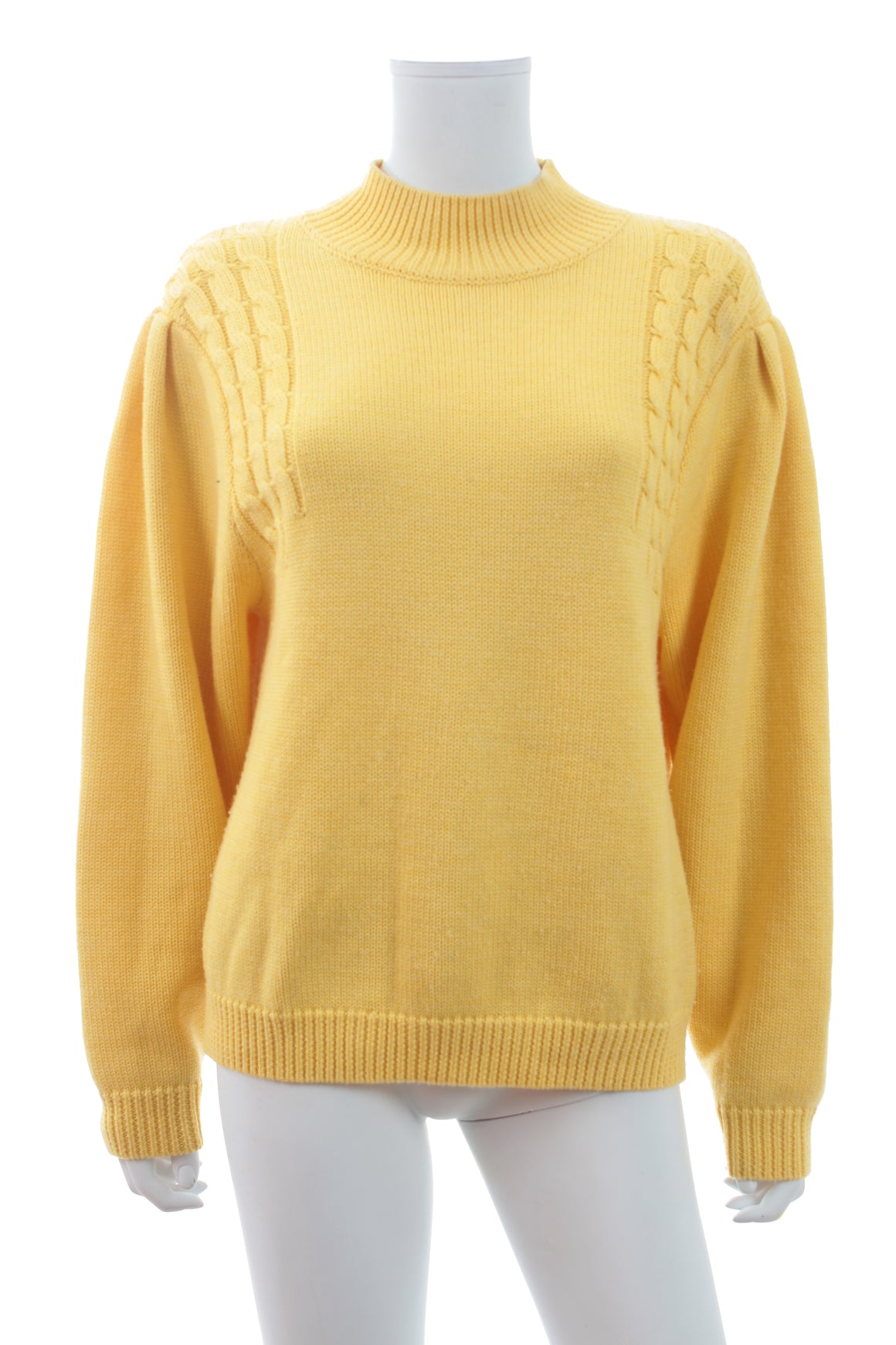 Emilia Wickstead Cable-Detail Wool High-Neck Sweater