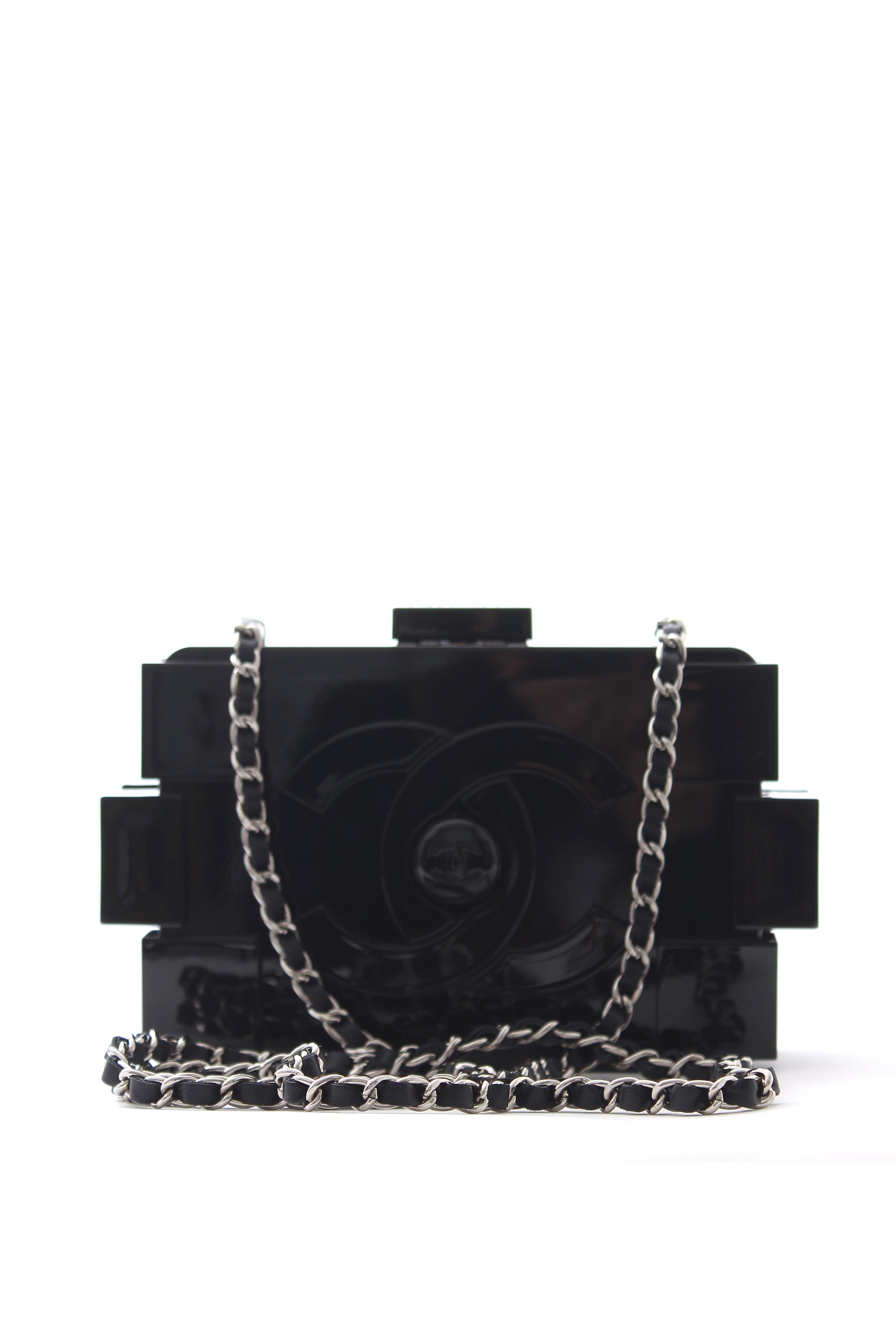 Chanel Lego hot pink patent brick patent flap bag For Sale at 1stDibs