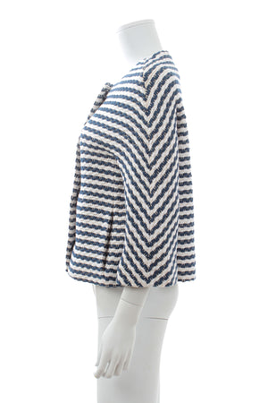 Herno Cotton-Blend Striped Woven Jacket
