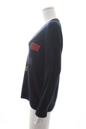 Christopher Kane Crystal Embellished Wool and Cashmere-Blend Sweater