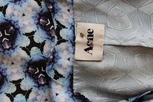 Acne Studios 'Betty' Printed Satin Dress