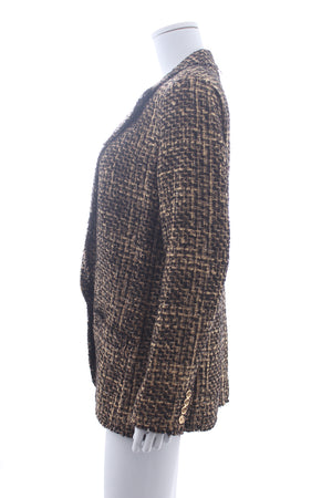 Michael Kors Metallic Tweed Blazer