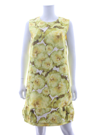 Giambattista Valli Floral Printed Cotton and Silk-Blend Dress