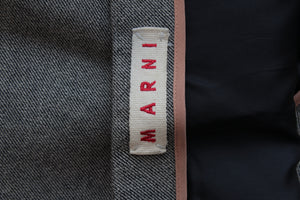 Marni Button-Detailed Wool Mini Skirt