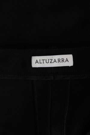 Altuzzara 'Tristan' Cropped Crepe Slim-Leg Pants