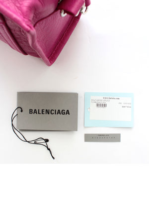 Balenciaga Bazar Leather Shopper Bag XXS