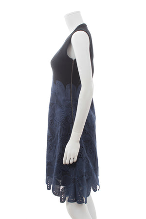 Antonio Berardi Stretch-knit and Guipure Lace Dress