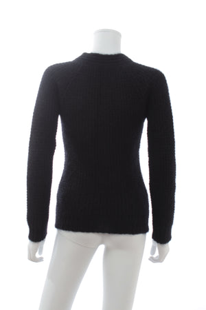 Balmain Mohair-Blend Knit Sweater