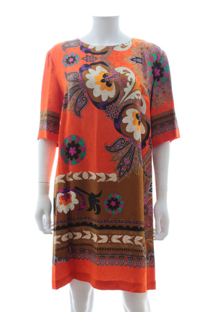 Etro Silk-Blend Printed Dress