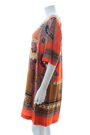 Etro Silk-Blend Printed Dress