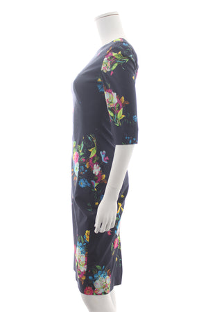 Erdem Dauphine Floral Printed Stretch-Cotton Dress