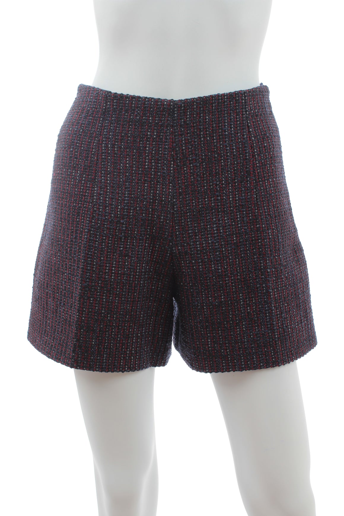 Carven Wool-Blend Tweed Shorts