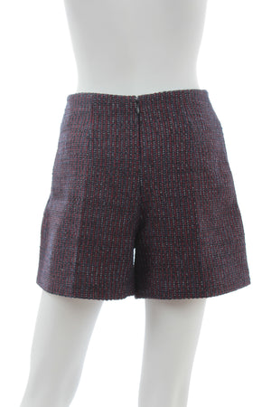 Carven Wool-Blend Tweed Shorts