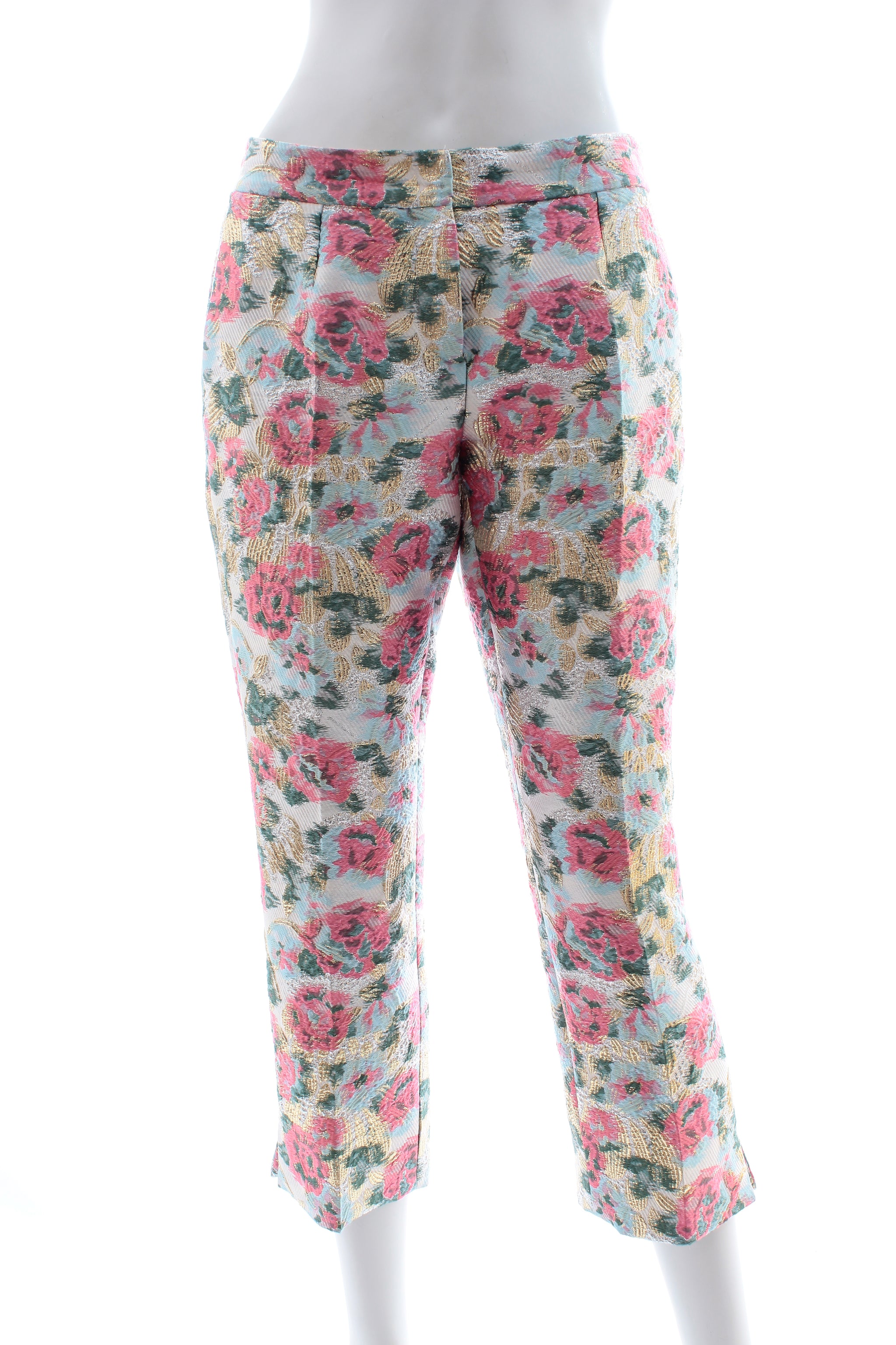 Erdem x H&M Floral Jacquard Trousers / Black Multi | eBay