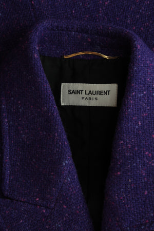 Saint Laurent Wool Tweed Double-Breasted Blazer (Fall 2020 Runway Collection)