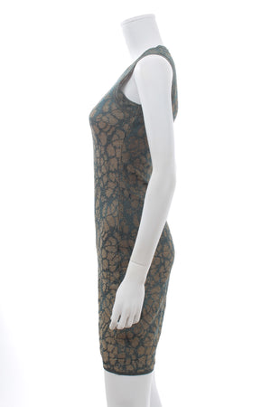 M Missoni Sleeveless Metallic Knit Dress