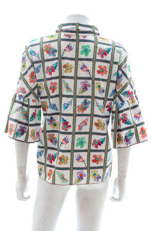 Stella Jean 'Giornalista' Printed Cotton Shirt