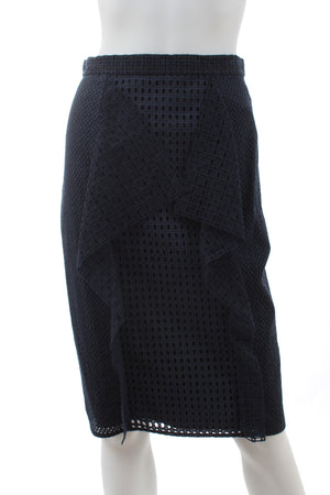 3.1 Phillip Lim Broderie Anglaise Cotton Ruffled Midi Skirt