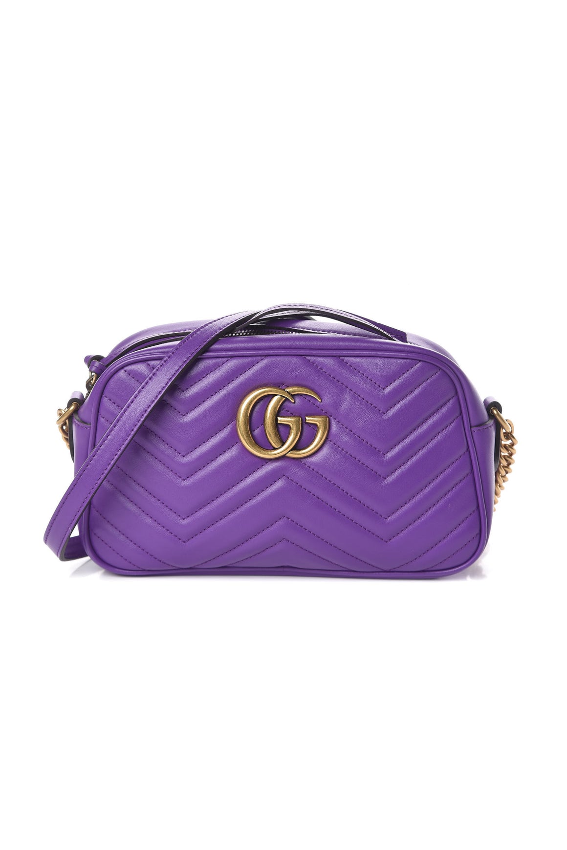 Gucci GG Marmont Small Matelassé Leather Shoulder Bag