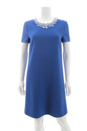Boutique Moschino Embellished Wool Dress