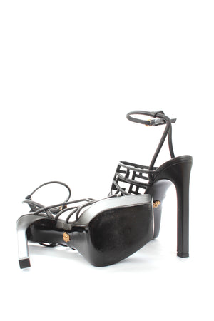 Versace 'Greca' Maze Platform Sandals - Current Season