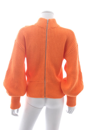 David Koma Embellished Cutout Ribbed Cotton-Blend Sweater