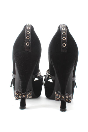 Dior *Rare* QueenMum Bondage Platform Sandals