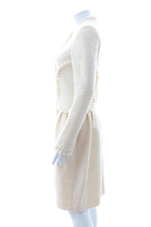 Fendi Textured Wool-Silk Blend Coat