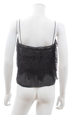 Yves Saint Laurent Silk and Lace Camisole