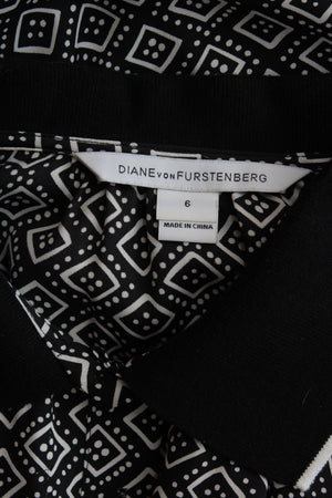 Diane Von Furstenberg 'Samuella' Silk Printed Shirtdress