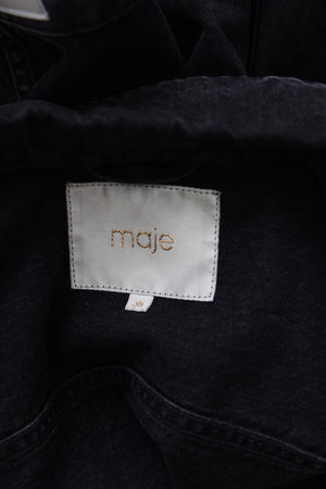 Maje Cropped Organic Cotton Jacket