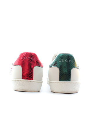 Gucci Ace Arrow Embellished Leather Sneakers