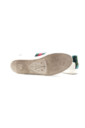 Gucci Ace Arrow Embellished Leather Sneakers