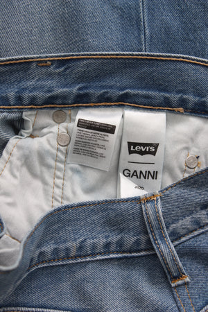 Ganni x Levi's Deconstructed Denim Skirt