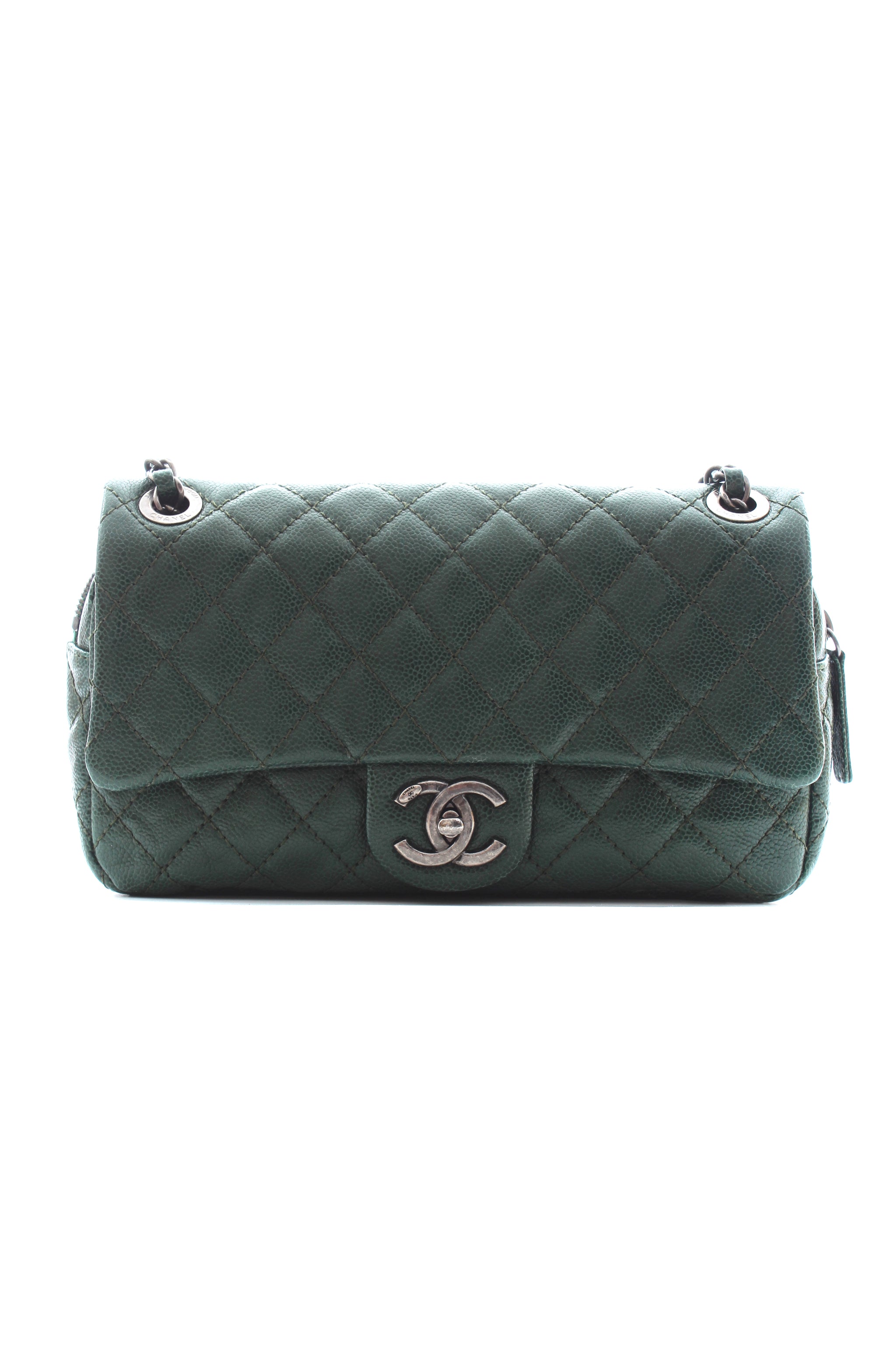 Chanel Easy Caviar Quilted Leather Flap Bag