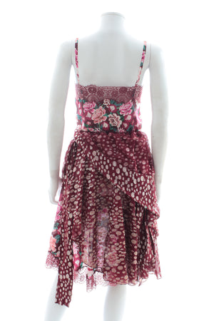 Faith Connexion 'Fil' Asymmetric Floral Print Dress