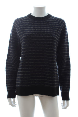 Proenza Schouler Striped Wool-Cashmere Blend Sweater