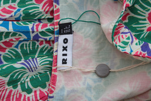 Rixo 'Roxy' Gathered Floral-Print Cotton-Blend Mini Dress