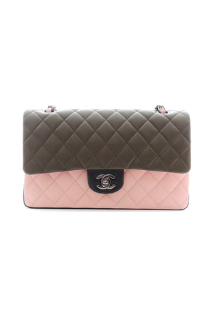 Chanel Tri-Colour Quilted Leather Medium Flap Bag - Limited Edition Style