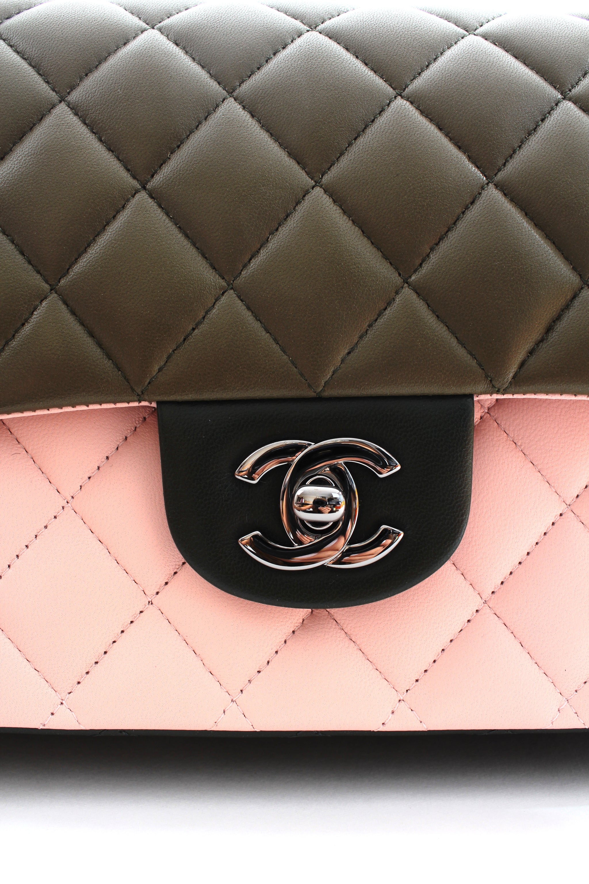 Chanel Tri-Colour Quilted Leather Medium Flap Bag - Limited